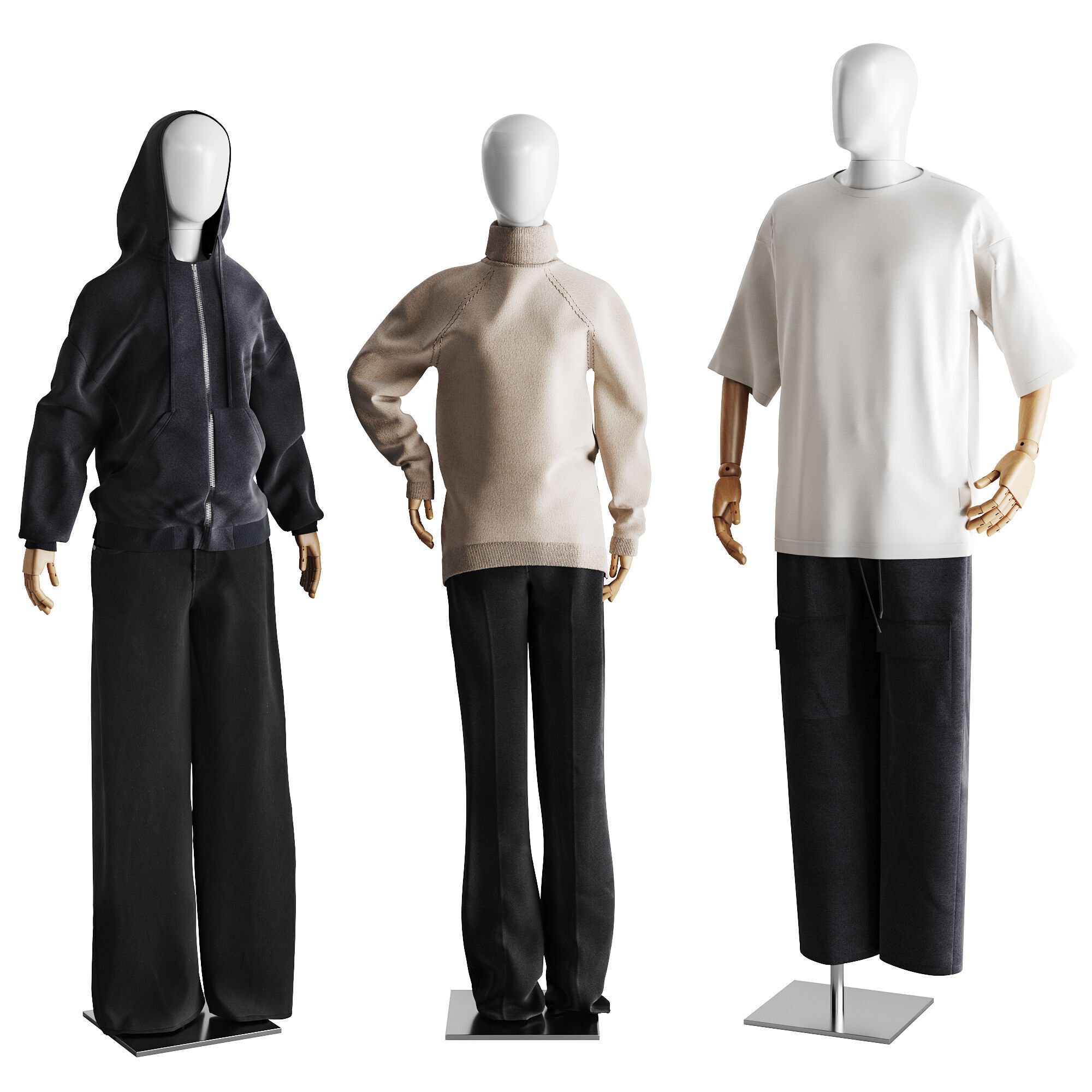 Clothes Set 07 3D model_2