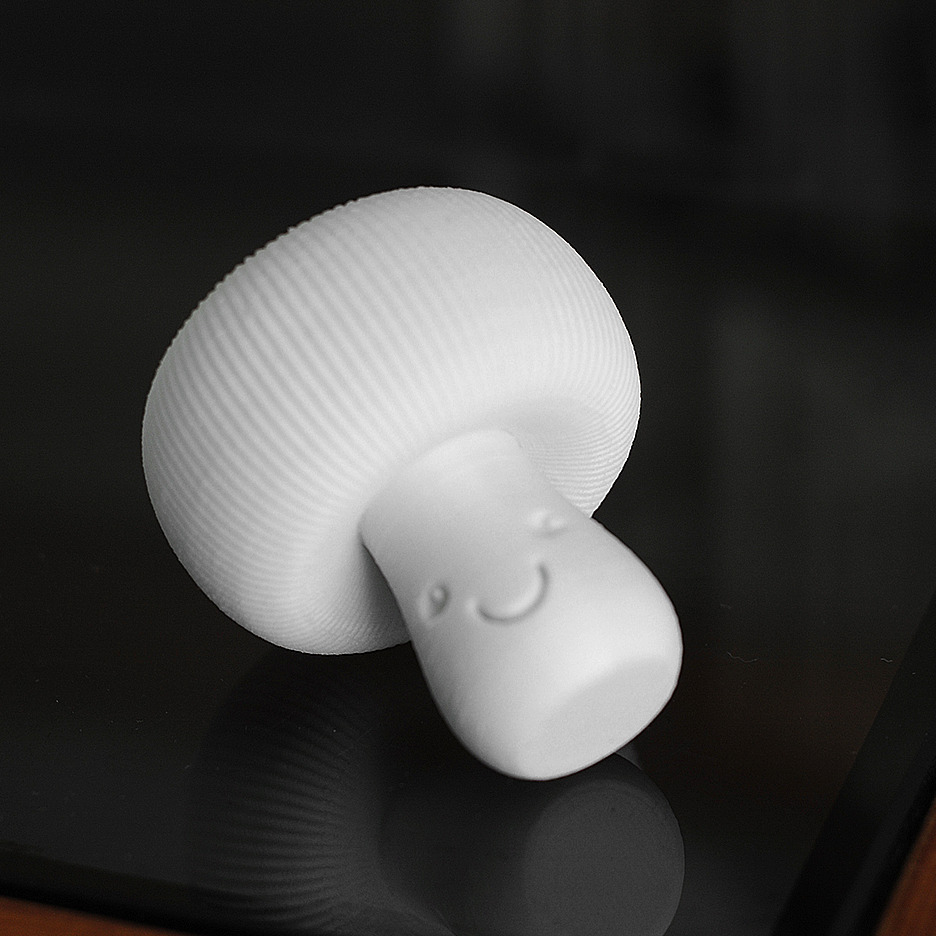 Mushroom Tealight Holder 3D print model_1