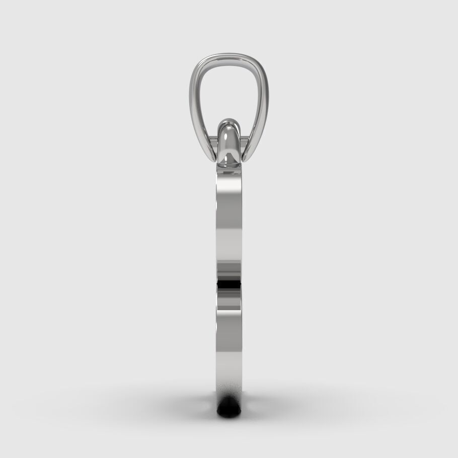 Alphabet Latin B 3D print model_13