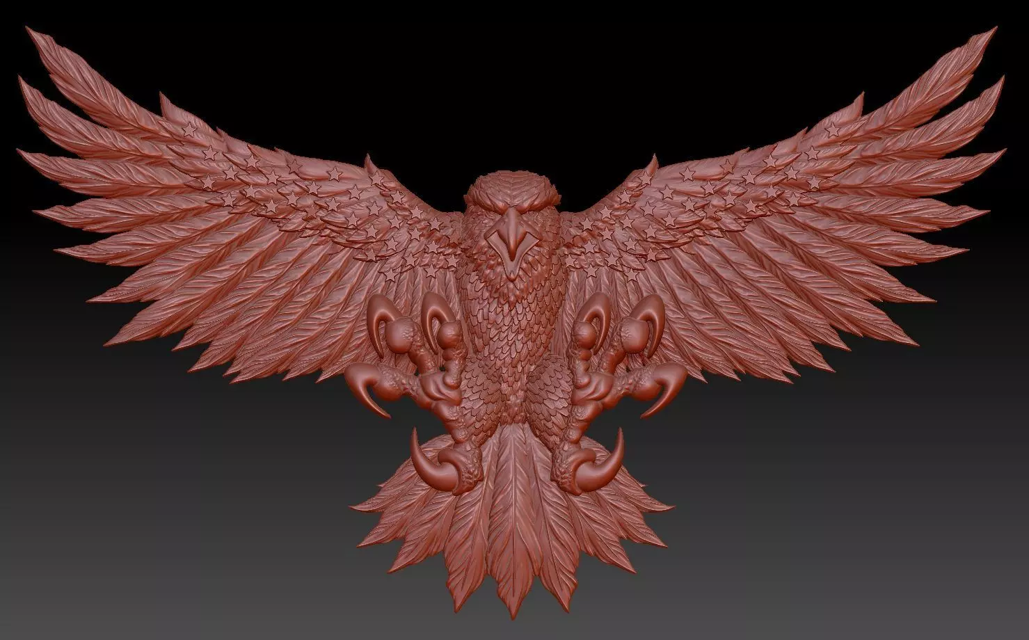 eagle america 3D print model
