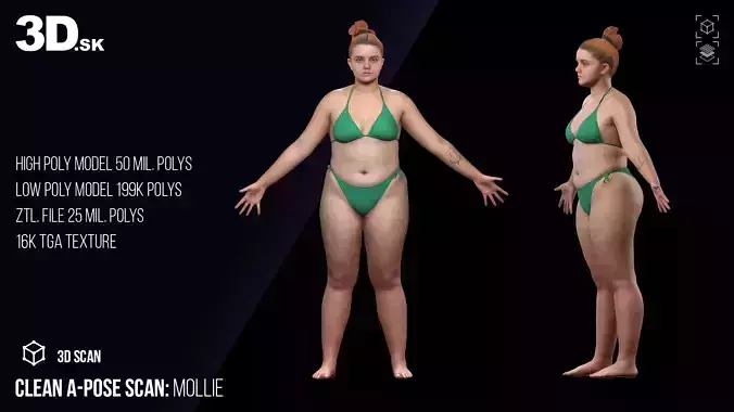 Clean A Pose Scan Mollie Underwear