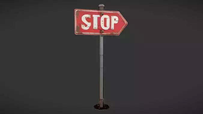 traffic stop sign