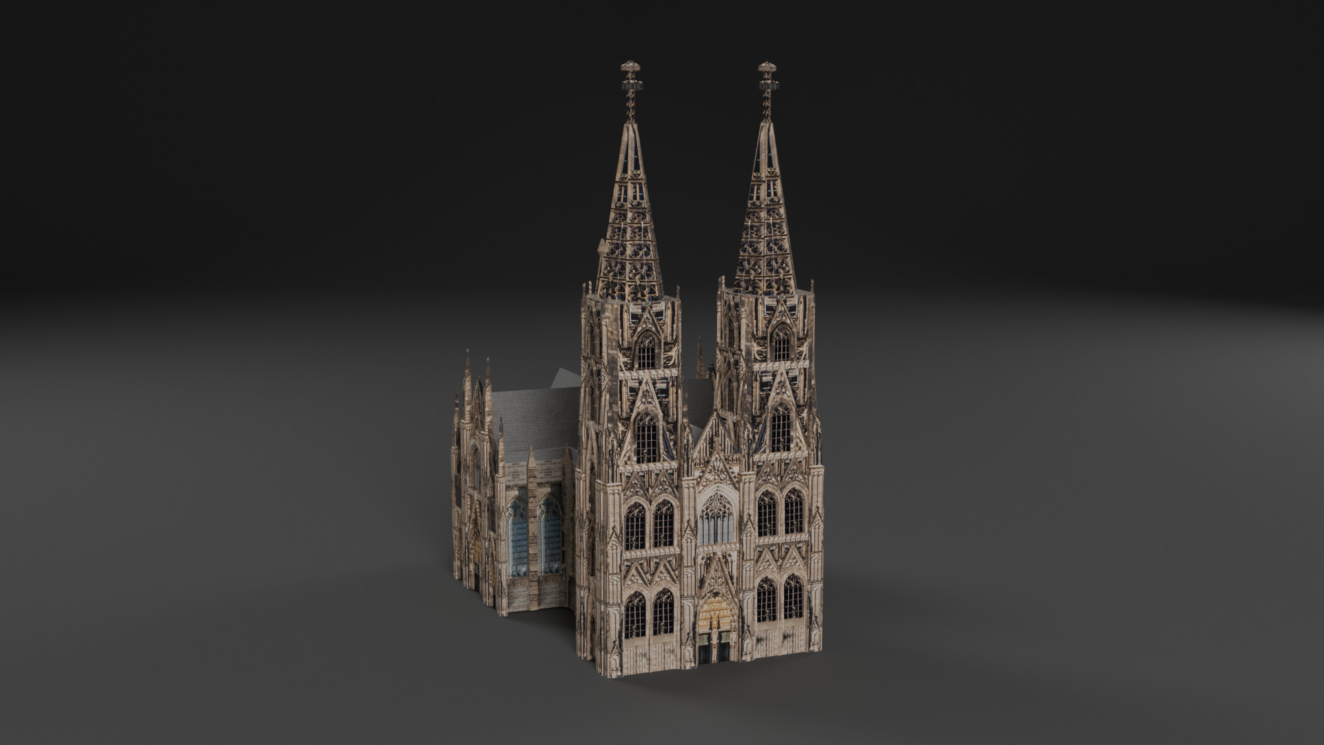 Cathedral Pack Low-poly 3D model_11