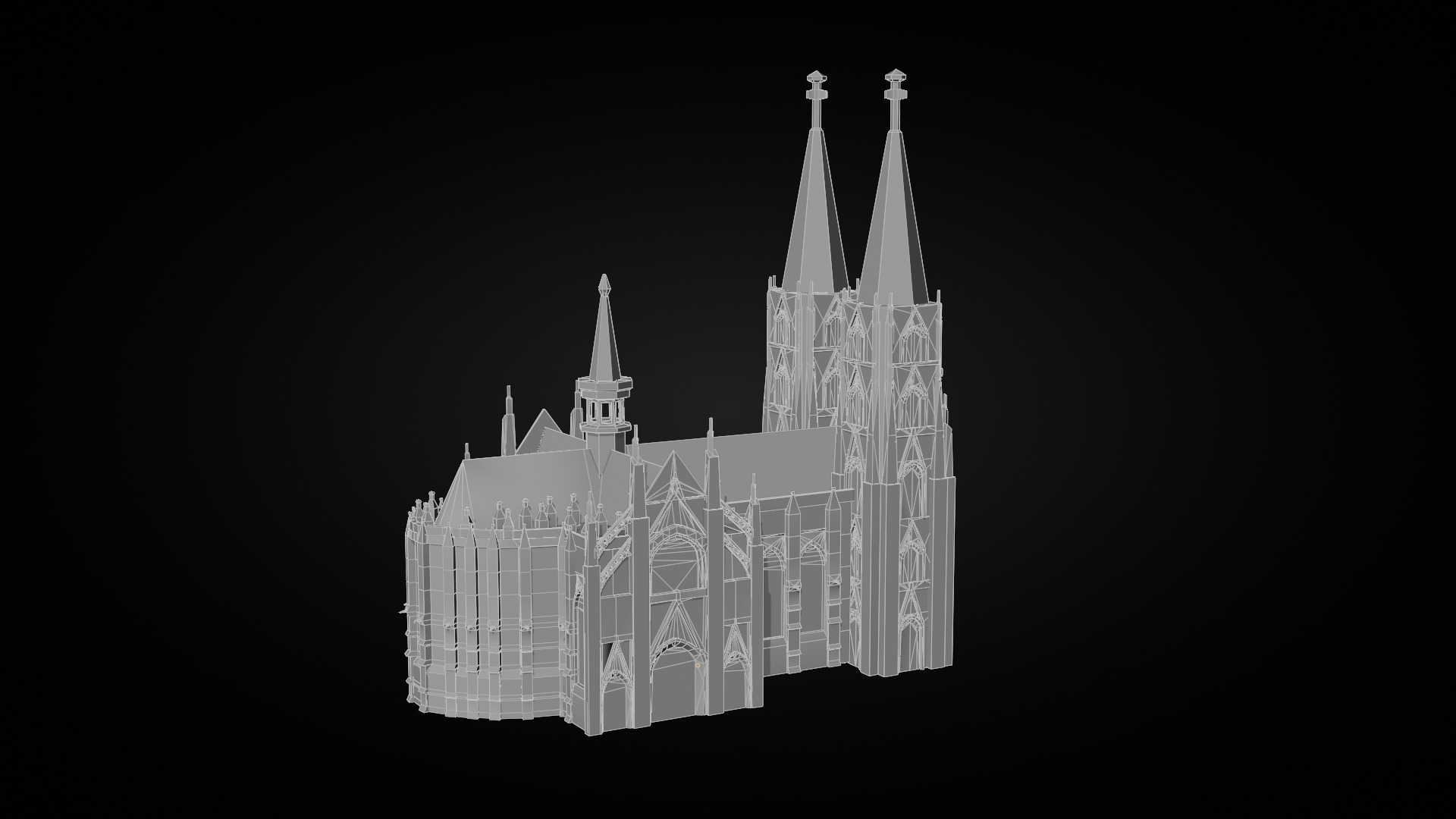 Cathedral Pack Low-poly 3D model_3