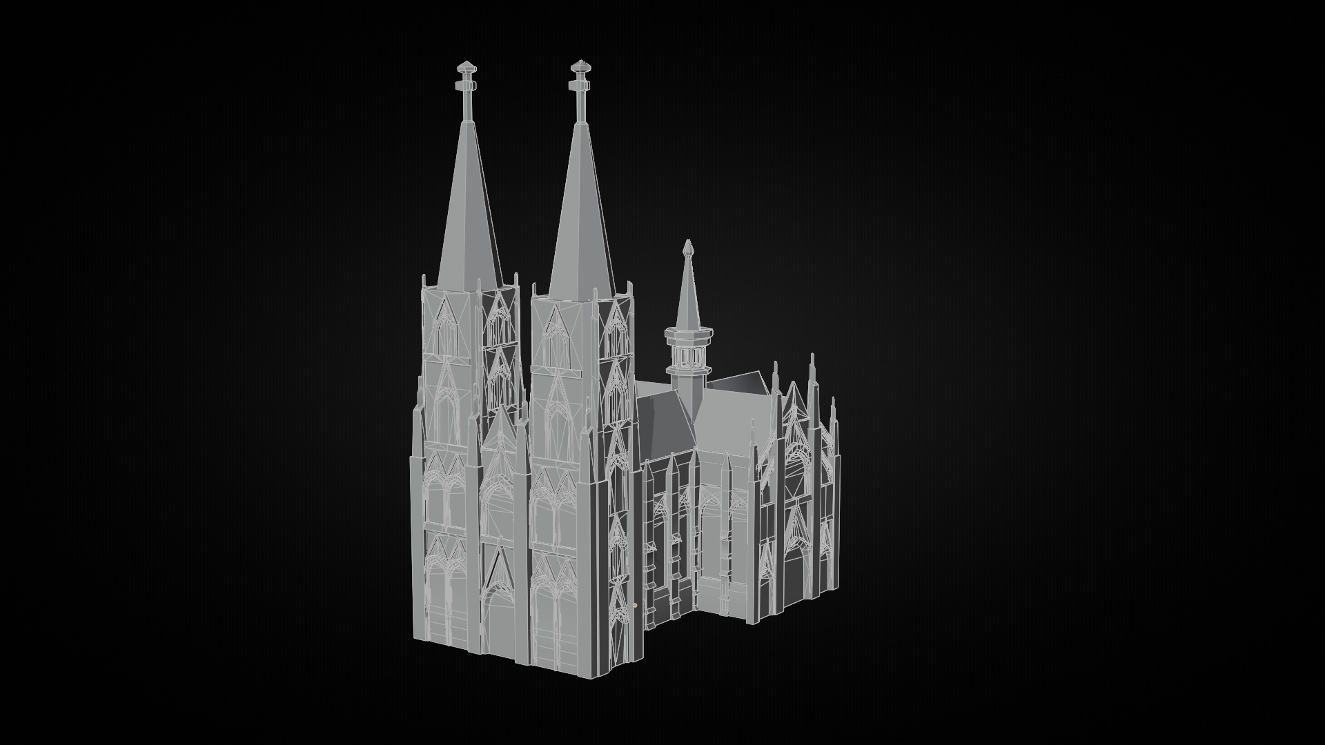Cathedral Pack Low-poly 3D model_2