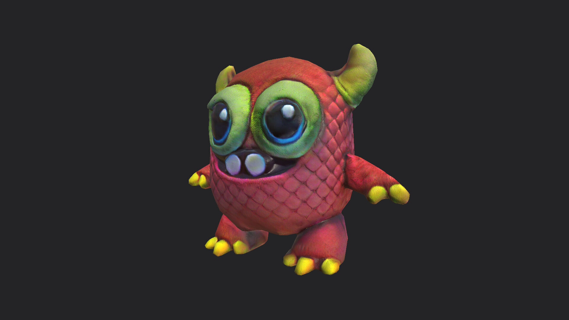 Plush toys 3D Model 010 Low-poly 3D model_1