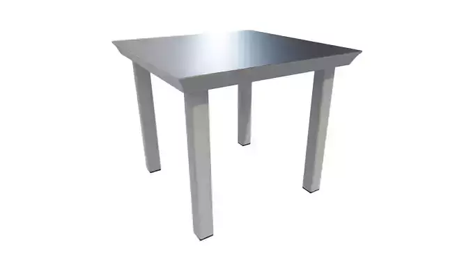 Outdoor Table Low-poly 3D model