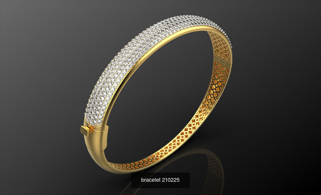 Jewelry set 210225 3D Model Collection_3