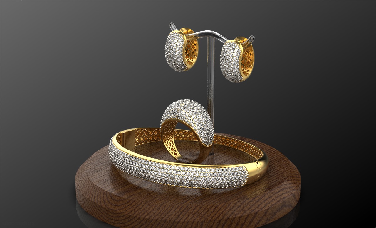 Jewelry set 210225 3D Model Collection_2