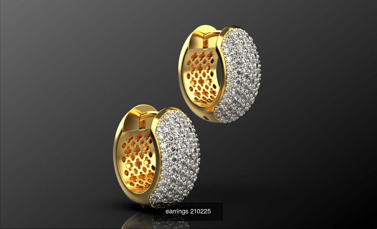 Jewelry set 210225 3D Model Collection_4