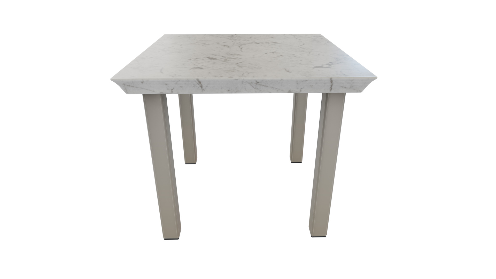 Outdoor Table Low-poly 3D model_3