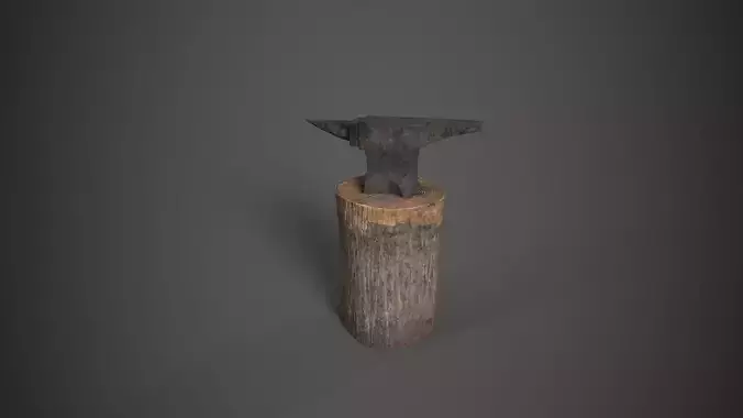 Anvil Low-poly 3D model