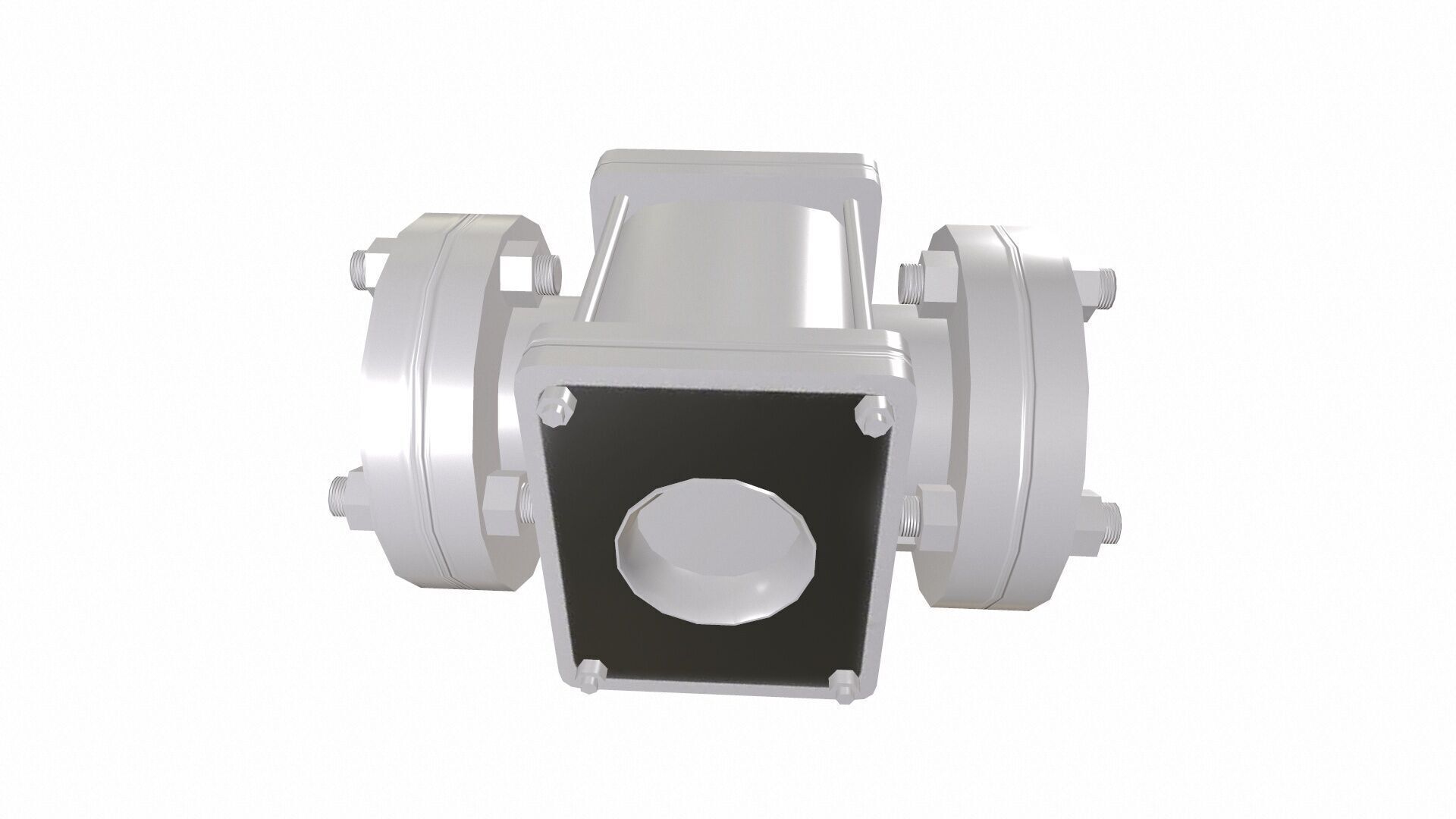 Sight Glass Valve Model Low-poly 3D model_3