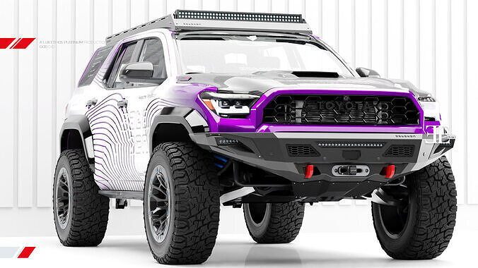 2025 TOYOTA 4RUNNER TRD Pro Redefined By datamen 3D model