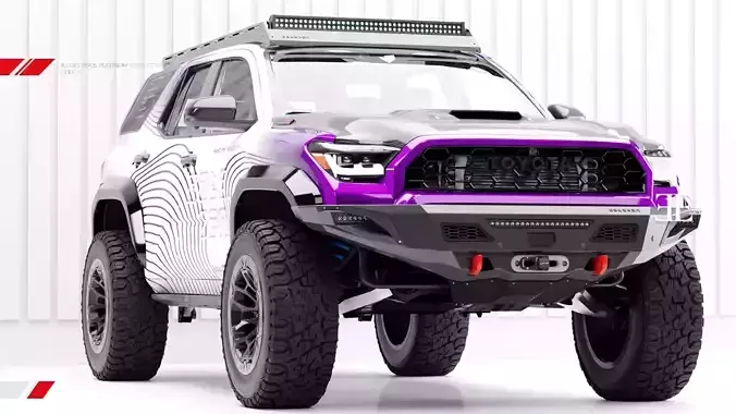 2025 TOYOTA 4RUNNER TRD Pro Redefined By datamen 3D model