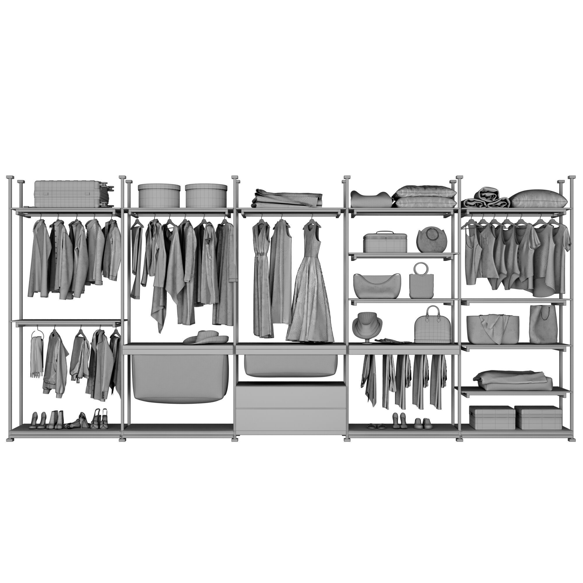 Wardrobe 49 3D model_1