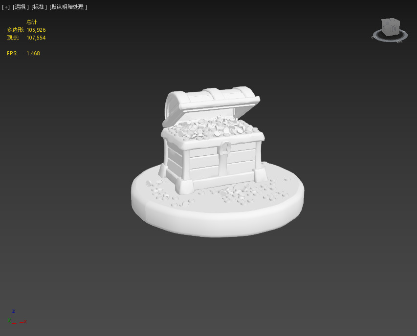 Next Generation Treasure Chest 3D model_2