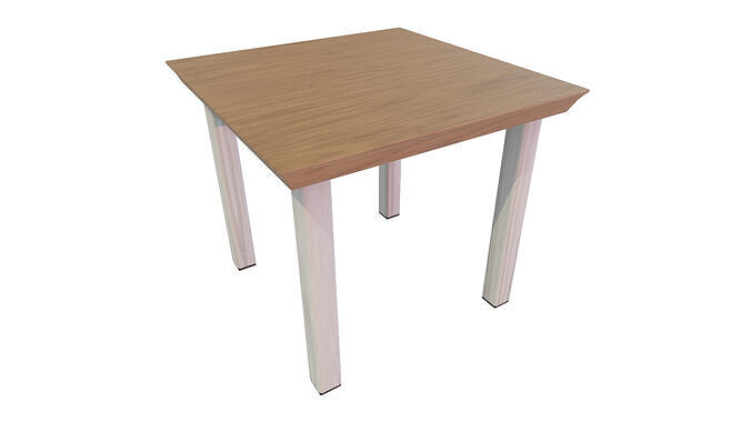 Outdoor Table Low-poly 3D model