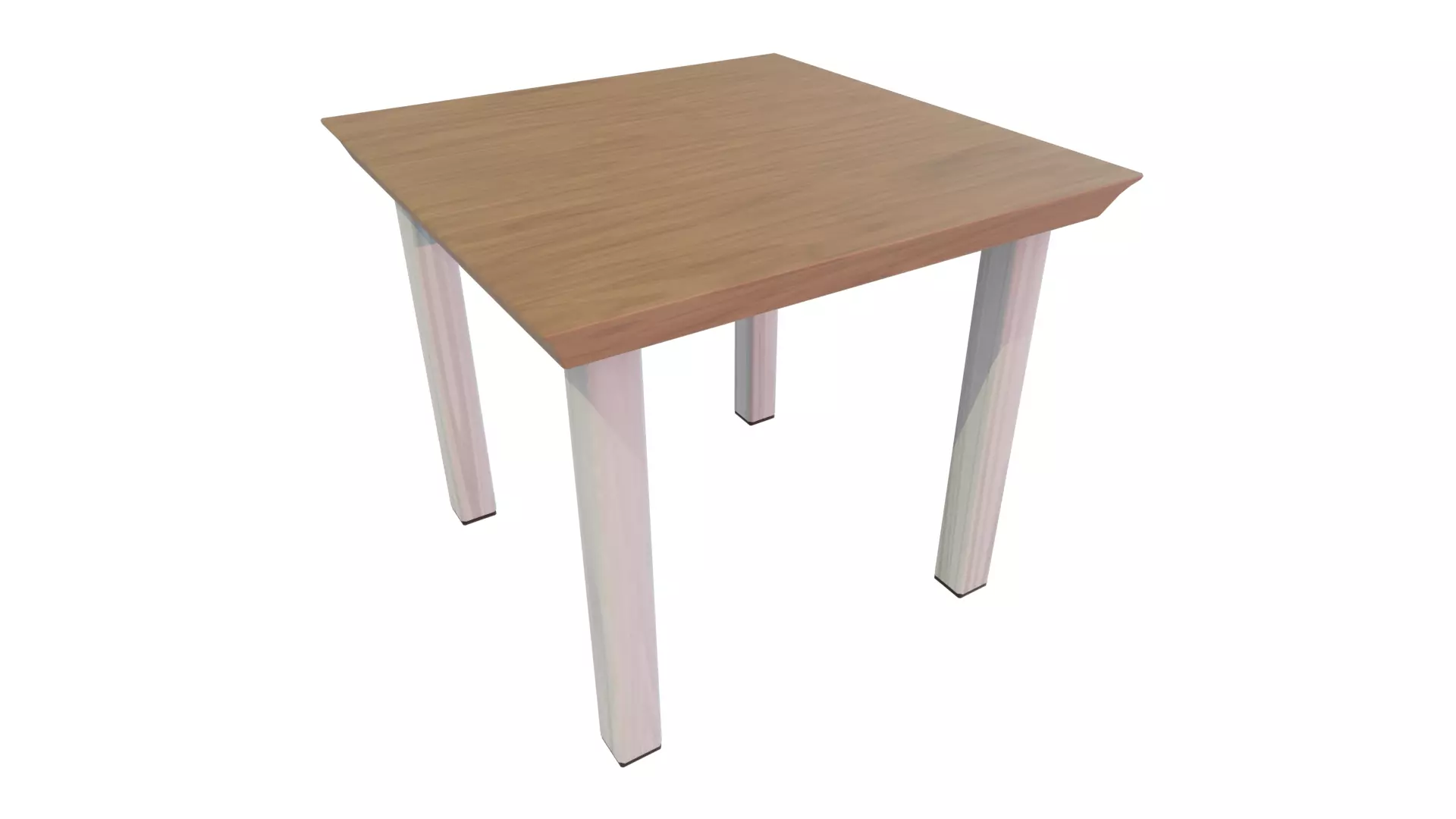 Outdoor Table Low-poly 3D model_0
