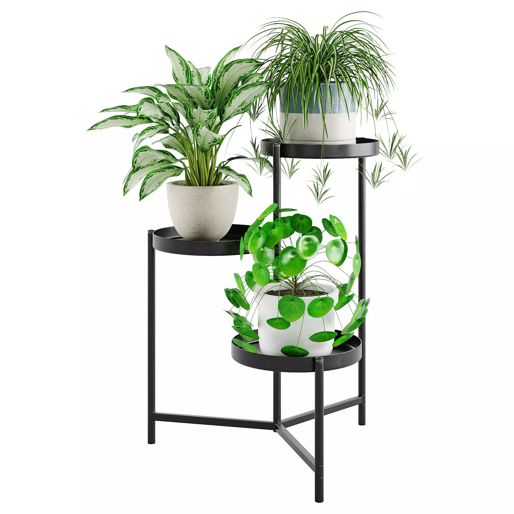 Houseplant 87 Olivblad plant stand 3D model_0