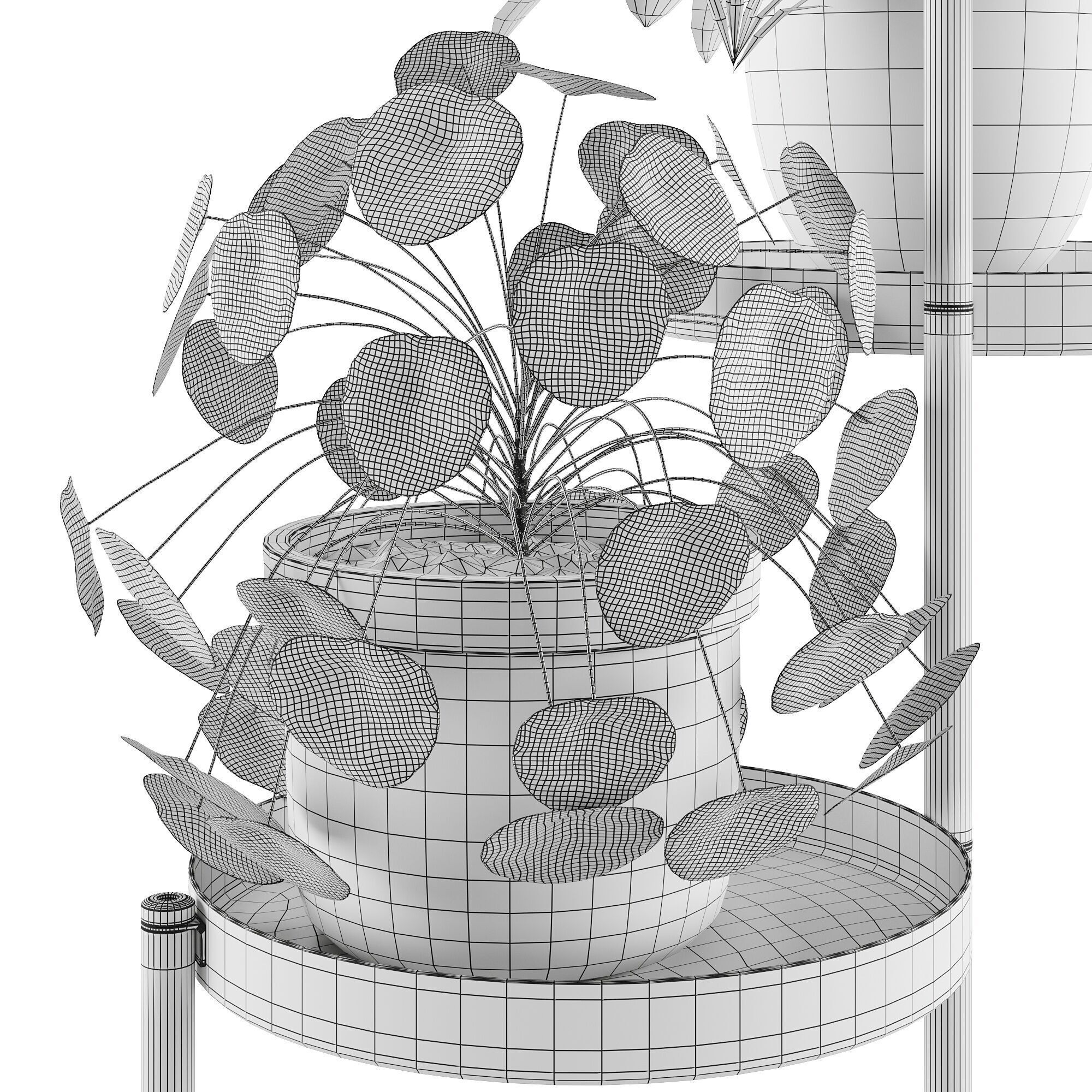 Houseplant 87 Olivblad plant stand 3D model_5