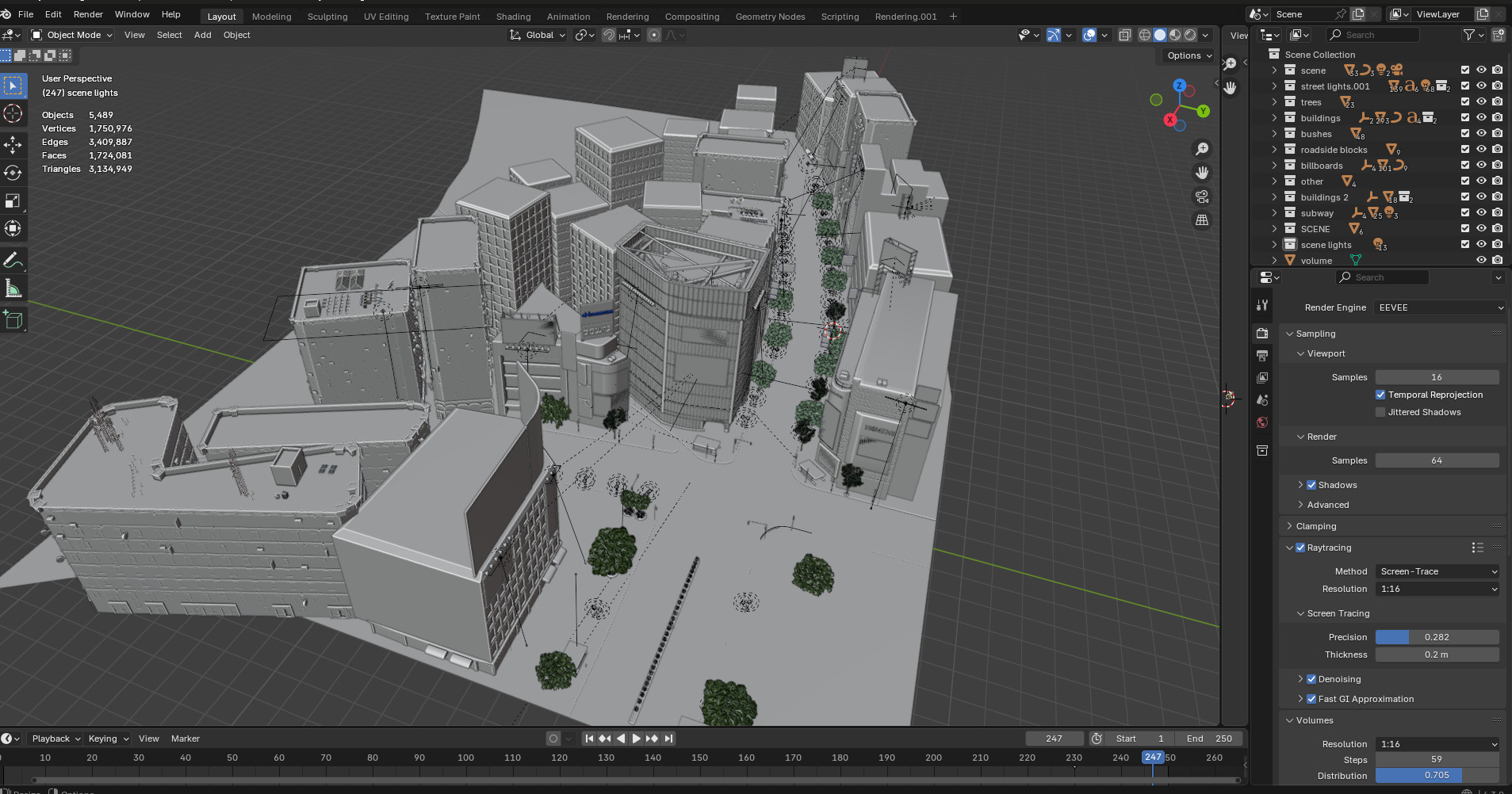 Tokyo Shibuya Crossing - realtime  3D model_32