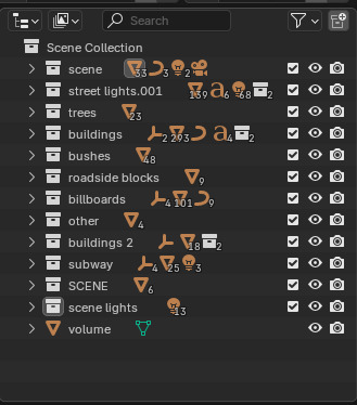 Tokyo Shibuya Crossing - realtime  3D model_33