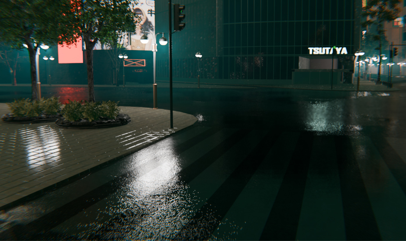 Tokyo Shibuya Crossing - realtime  3D model_8