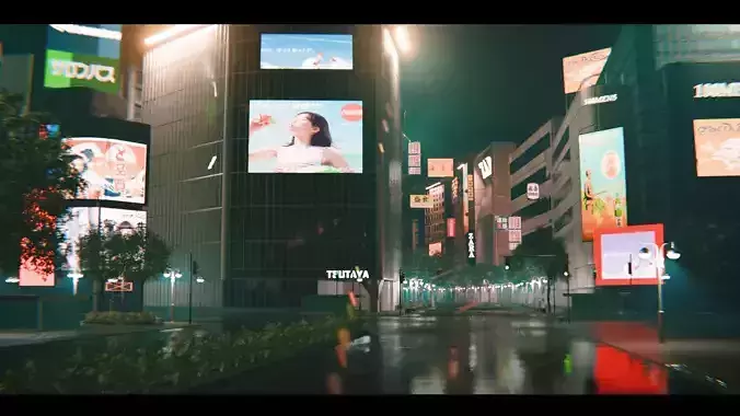 Tokyo Shibuya Crossing - realtime  3D model