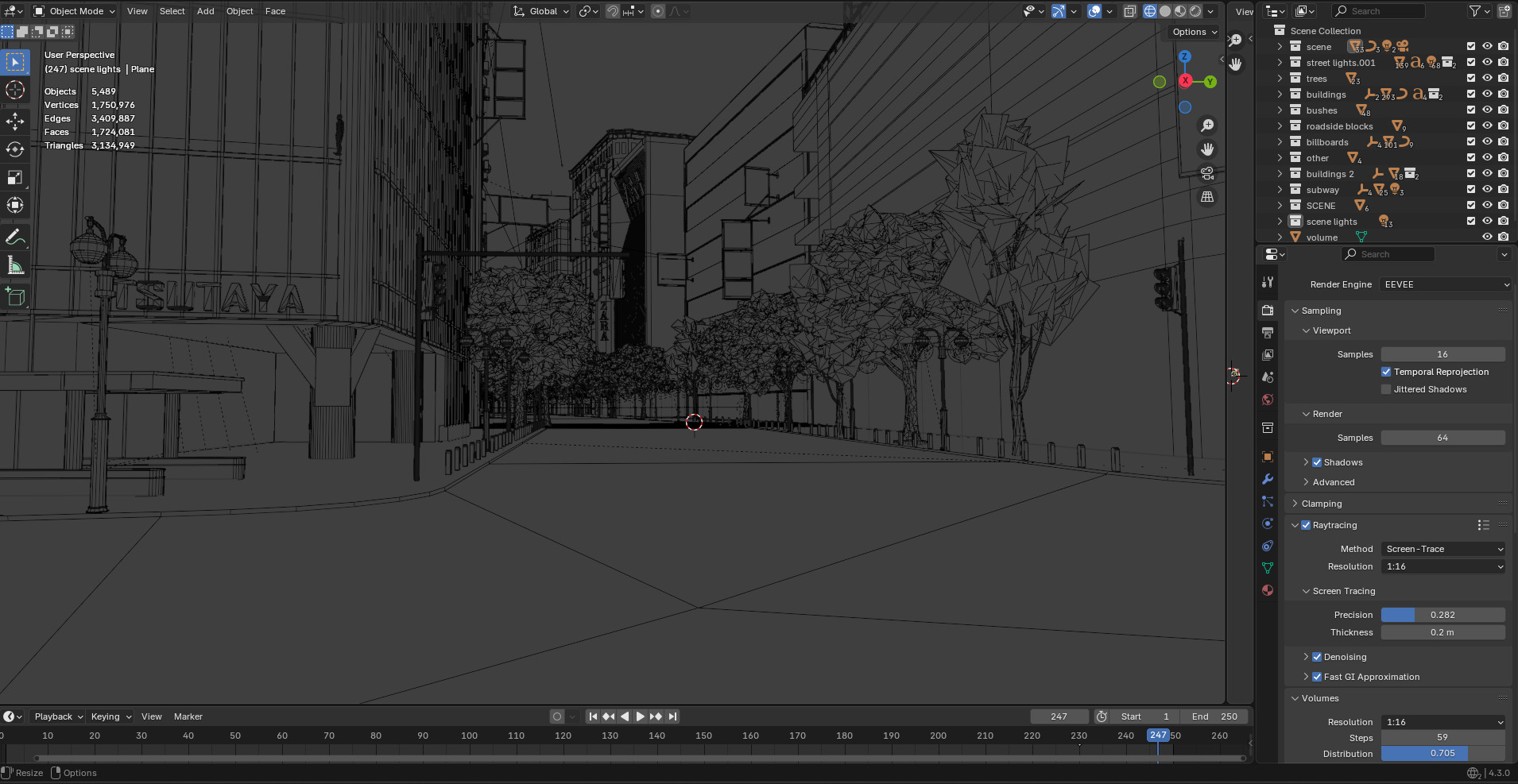 Tokyo Shibuya Crossing - realtime  3D model_27