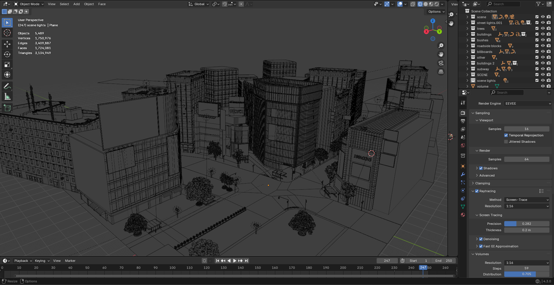 Tokyo Shibuya Crossing - realtime  3D model_18