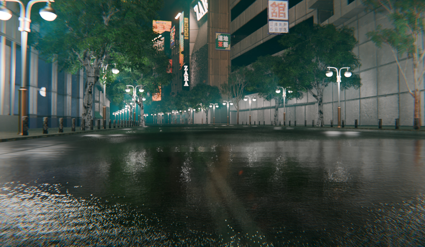 Tokyo Shibuya Crossing - realtime  3D model_12