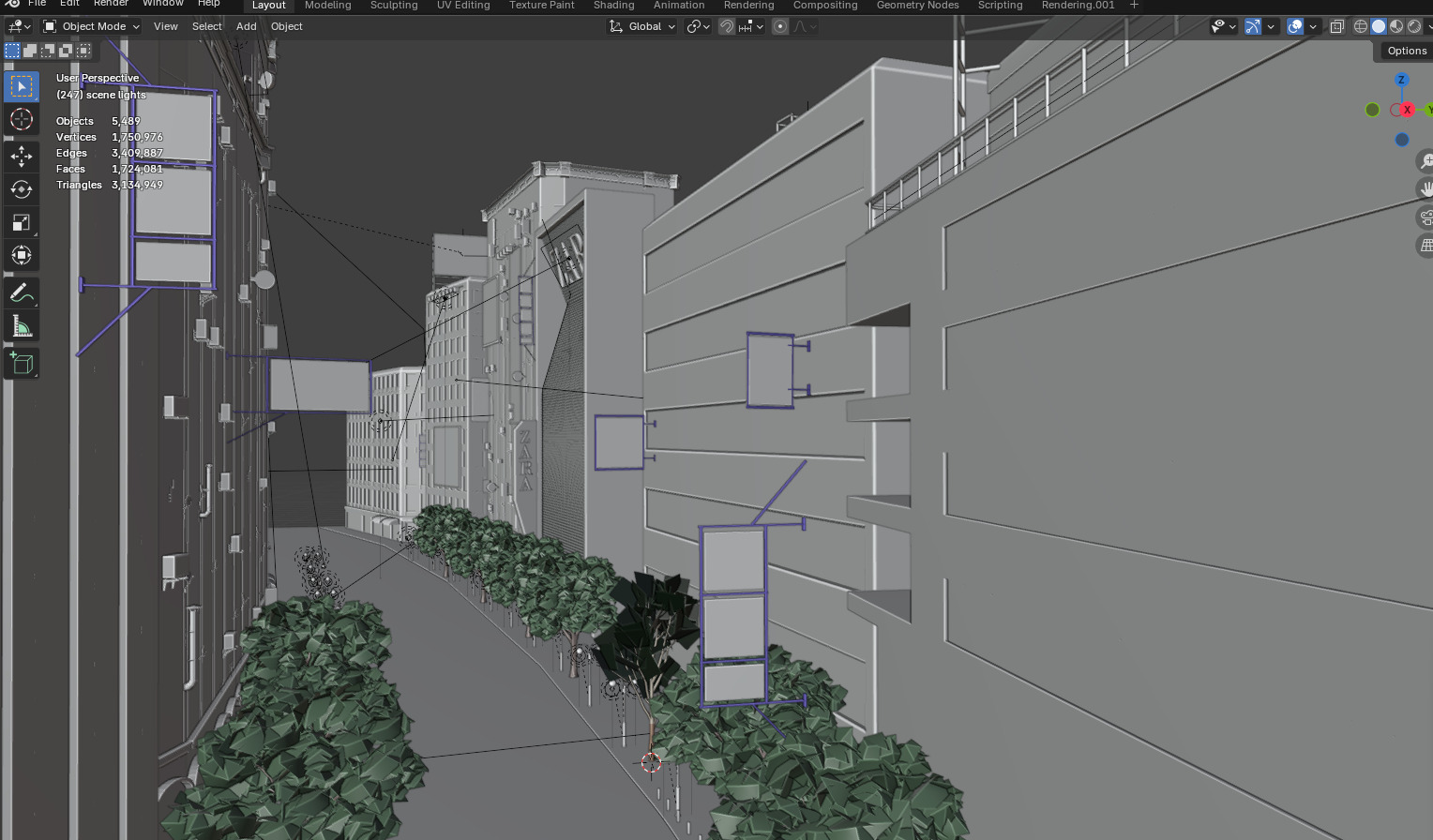 Tokyo Shibuya Crossing - realtime  3D model_20