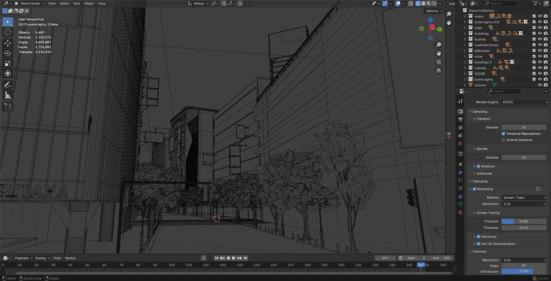 Tokyo Shibuya Crossing - realtime  3D model_31