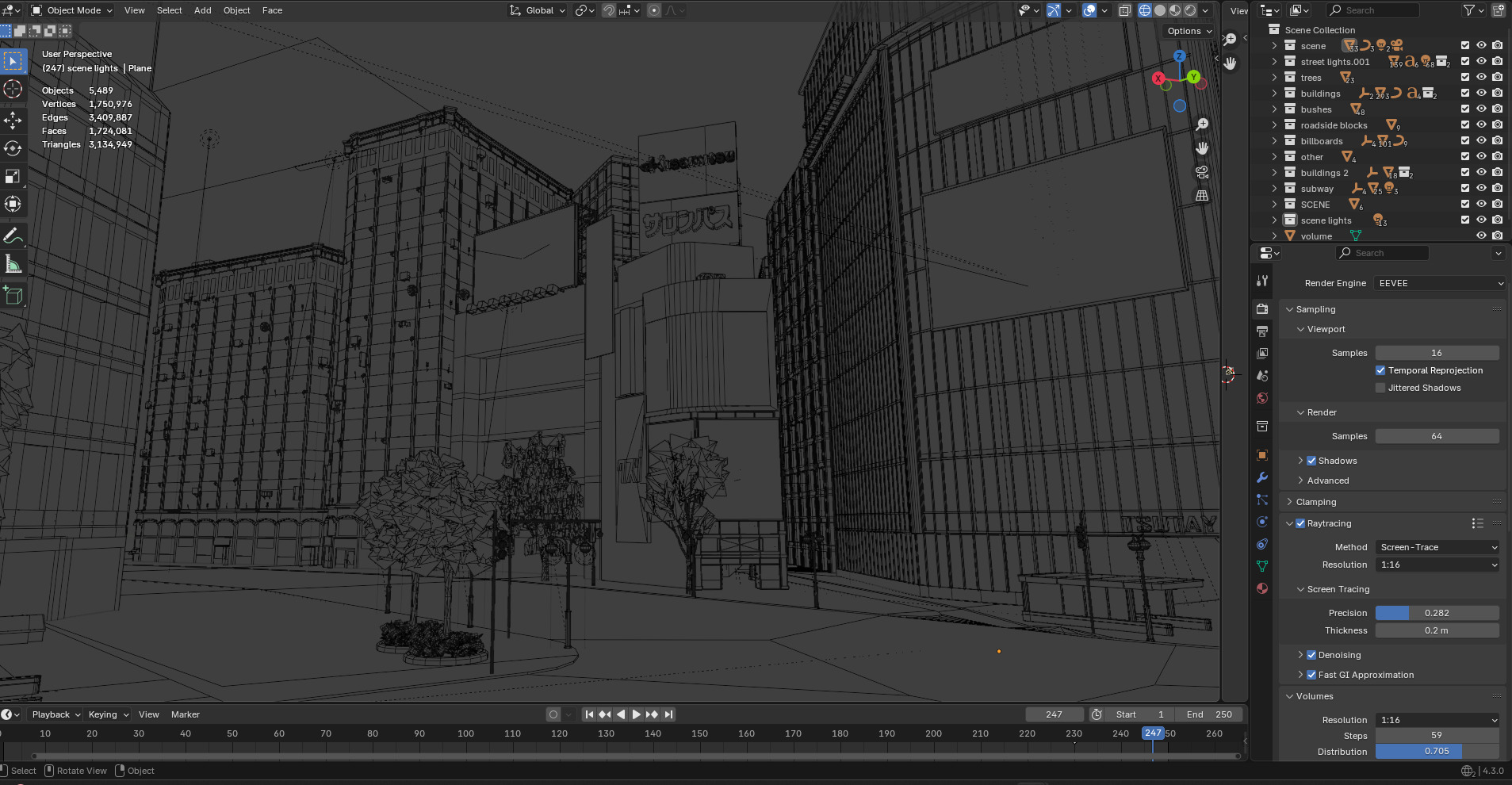 Tokyo Shibuya Crossing - realtime  3D model_17