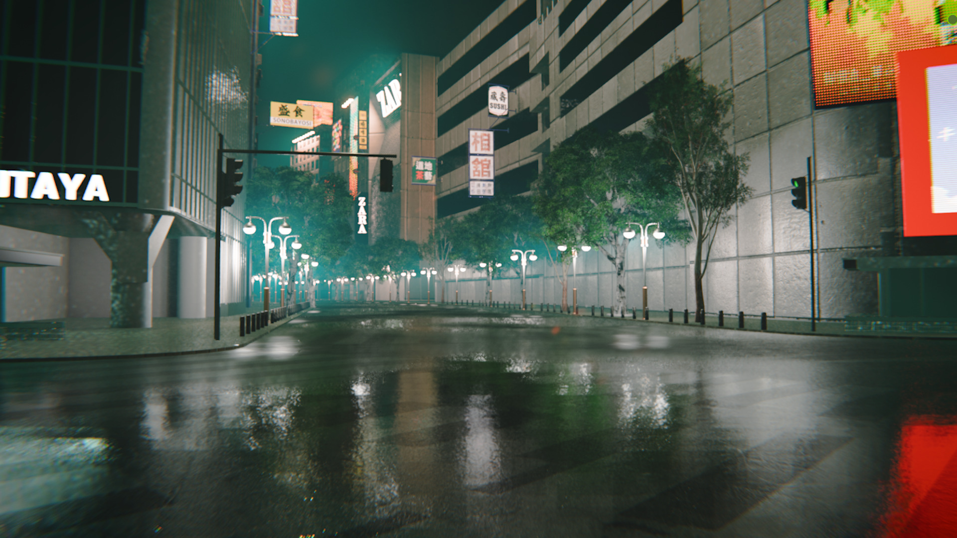 Tokyo Shibuya Crossing - realtime  3D model_3