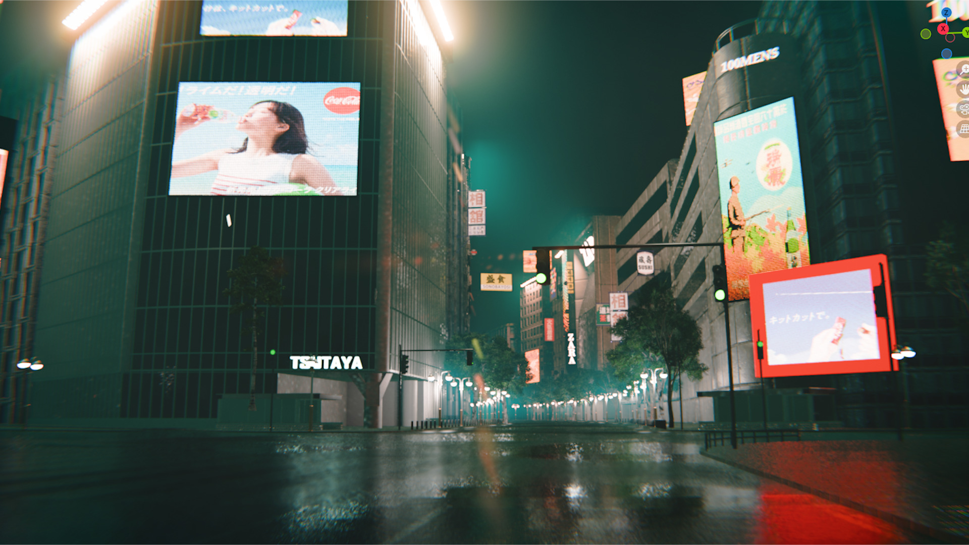 Tokyo Shibuya Crossing - realtime  3D model_2