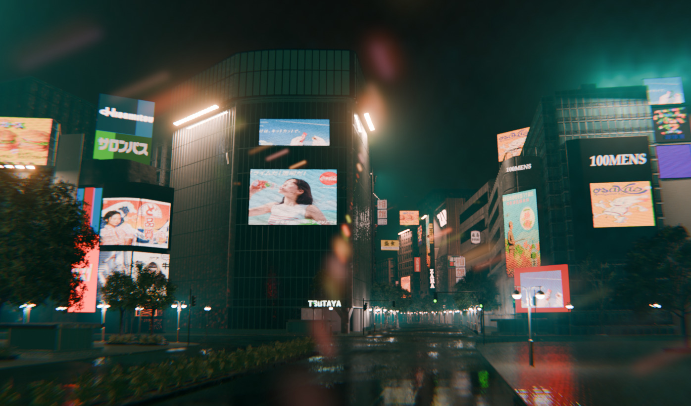 Tokyo Shibuya Crossing - realtime  3D model_13