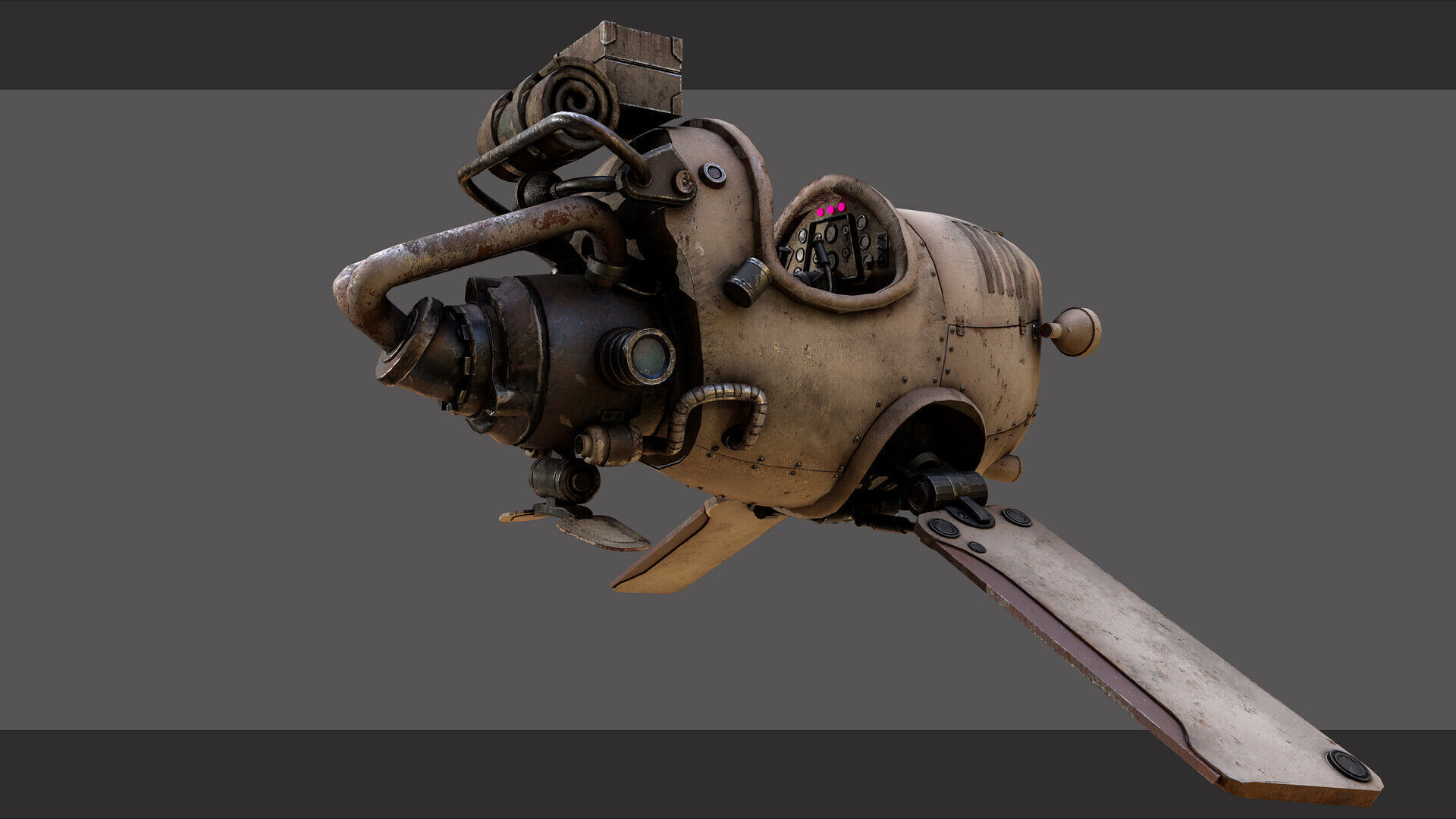 Next generation aircraft 3D model_2