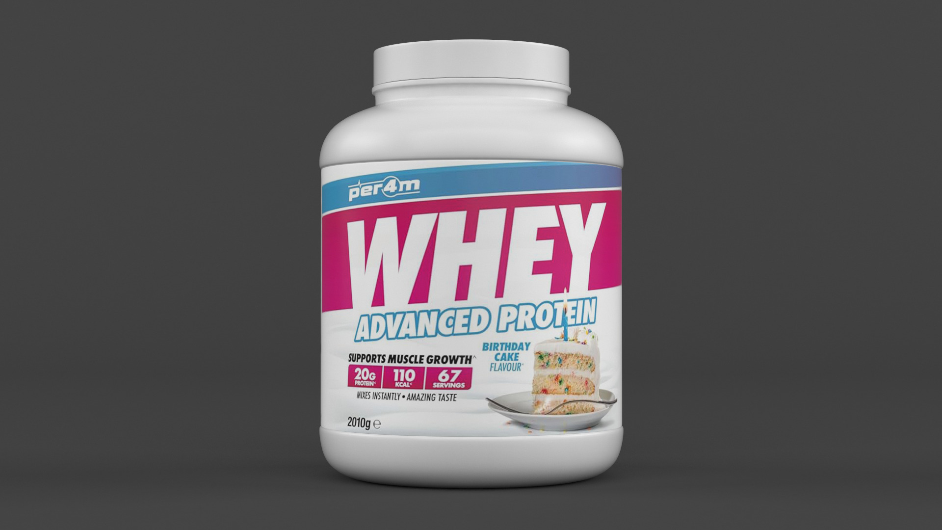 Protein Powder 3D model_1