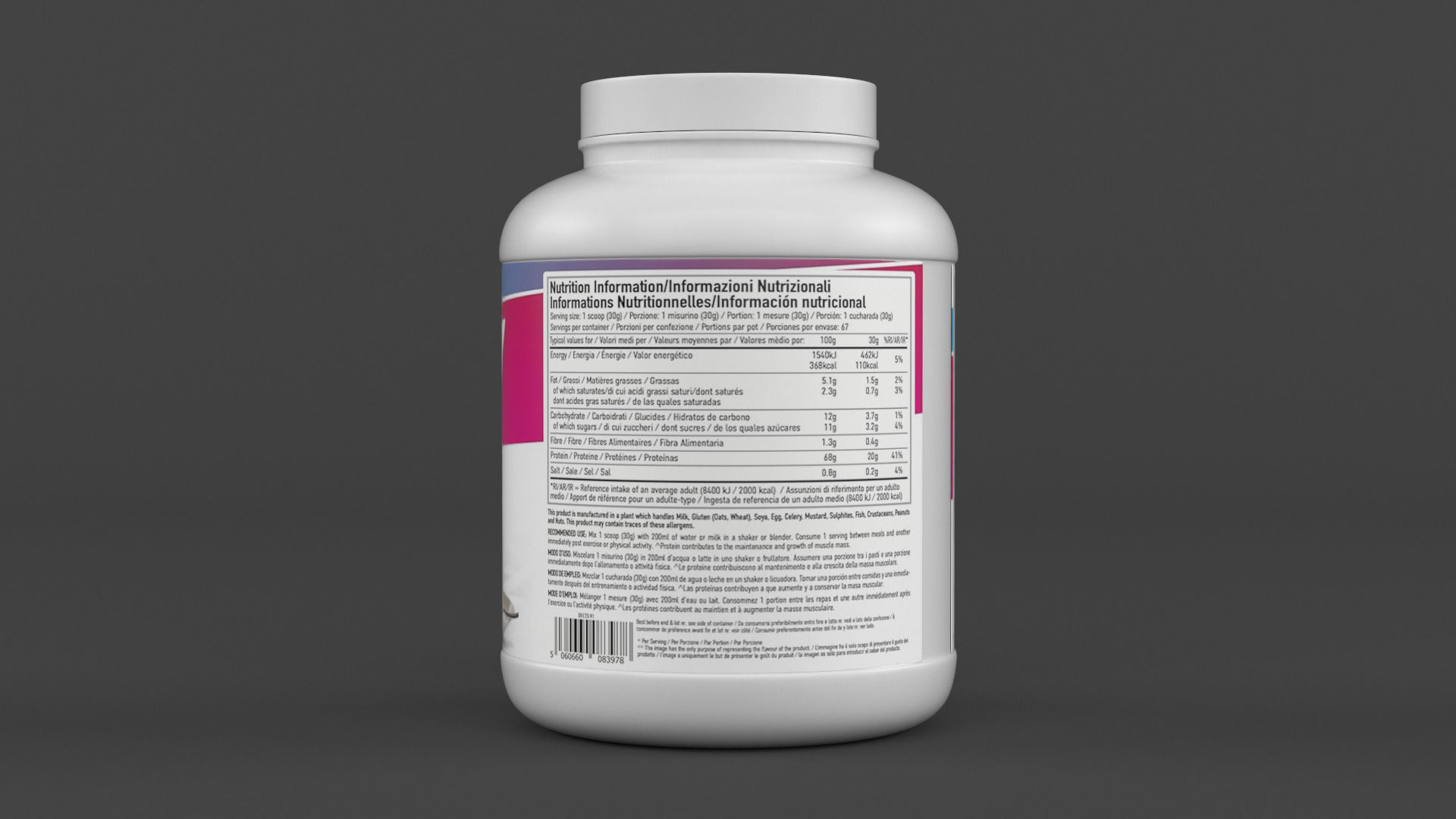 Protein Powder 3D model_2