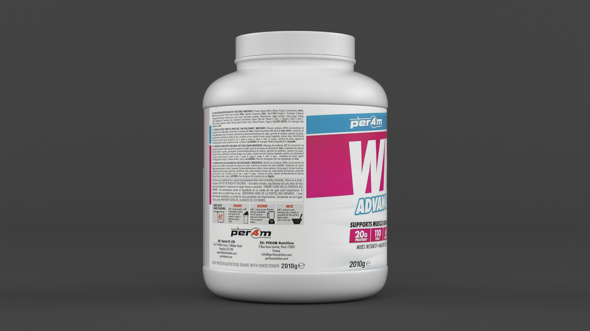 Protein Powder 3D model_3