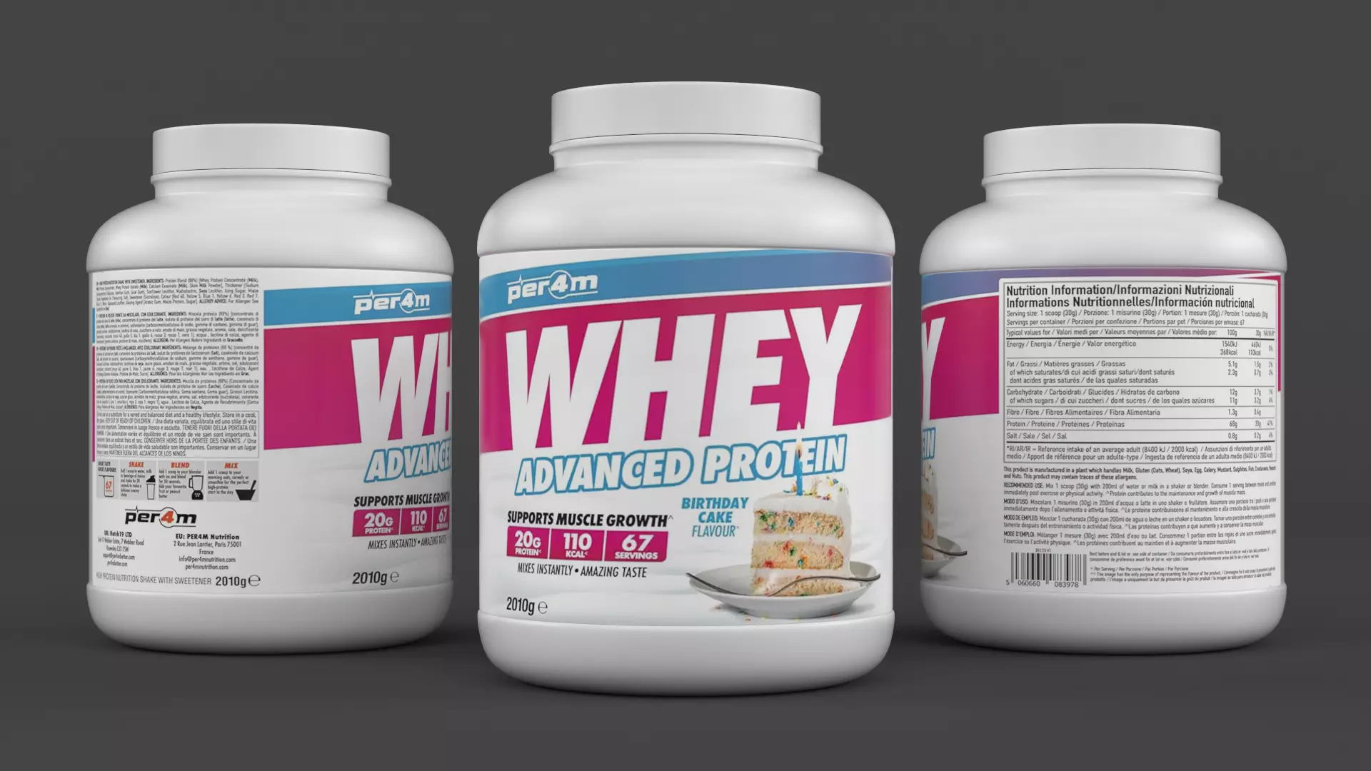 Protein Powder 3D model_0