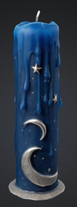 Night candle pack collection Low-poly 3D model_5