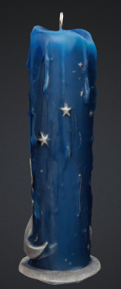 Night candle pack collection Low-poly 3D model_7