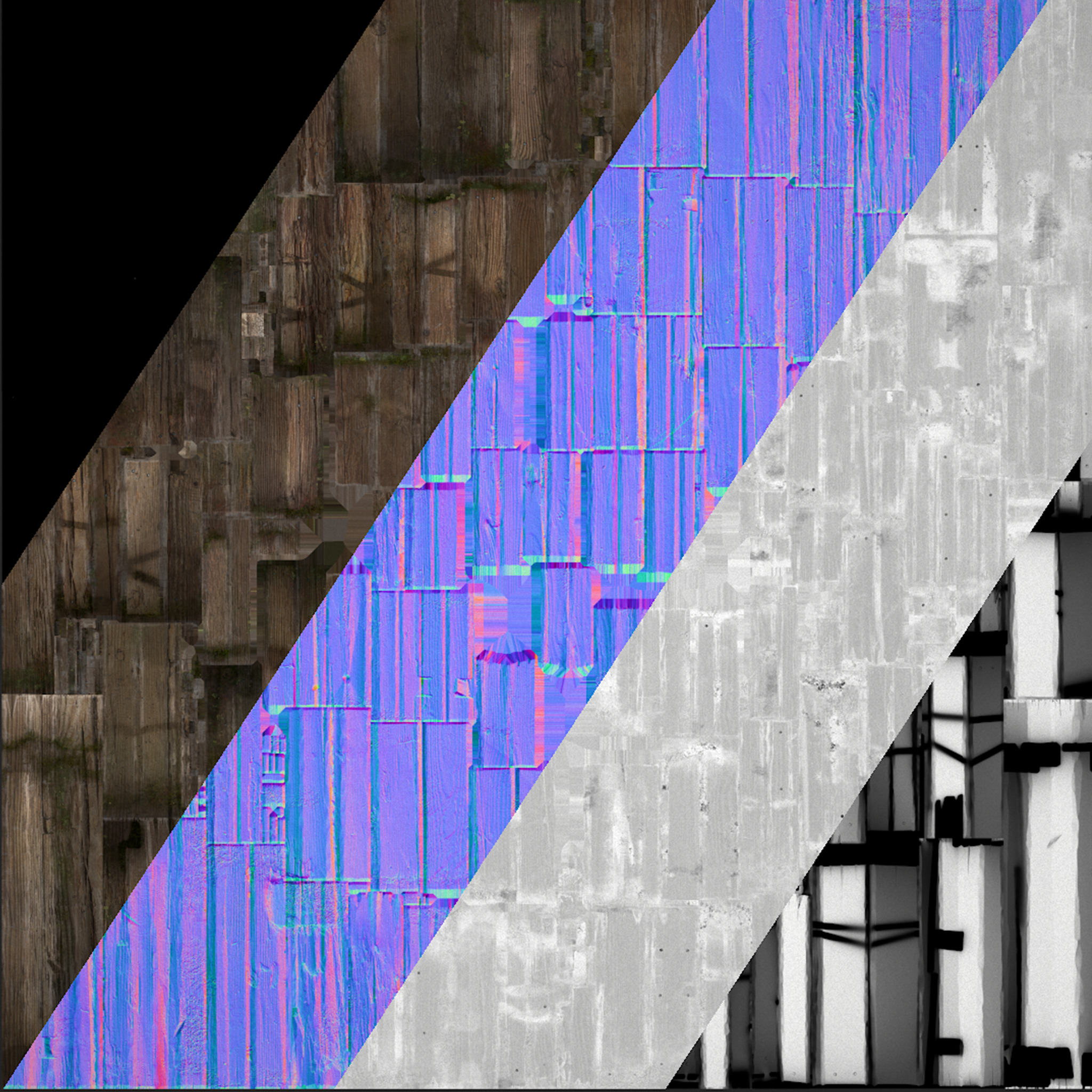 Medieval GemStone Mineral Ore Mine Low-poly 3D model_49