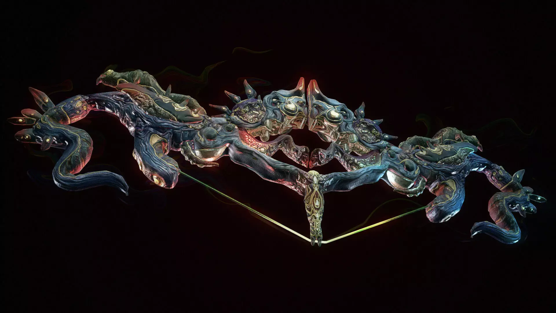 Next generation stylized bow 3D model_0