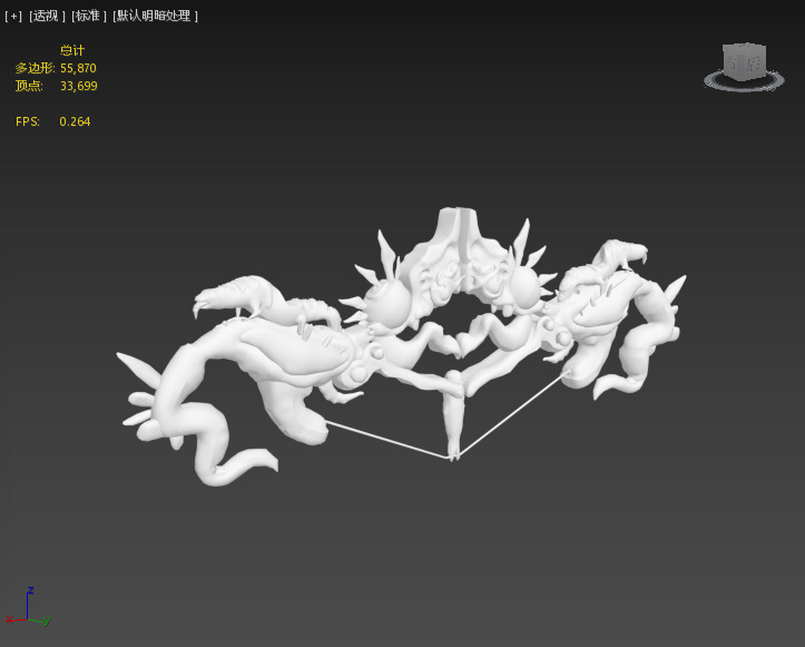 Next generation stylized bow 3D model_2