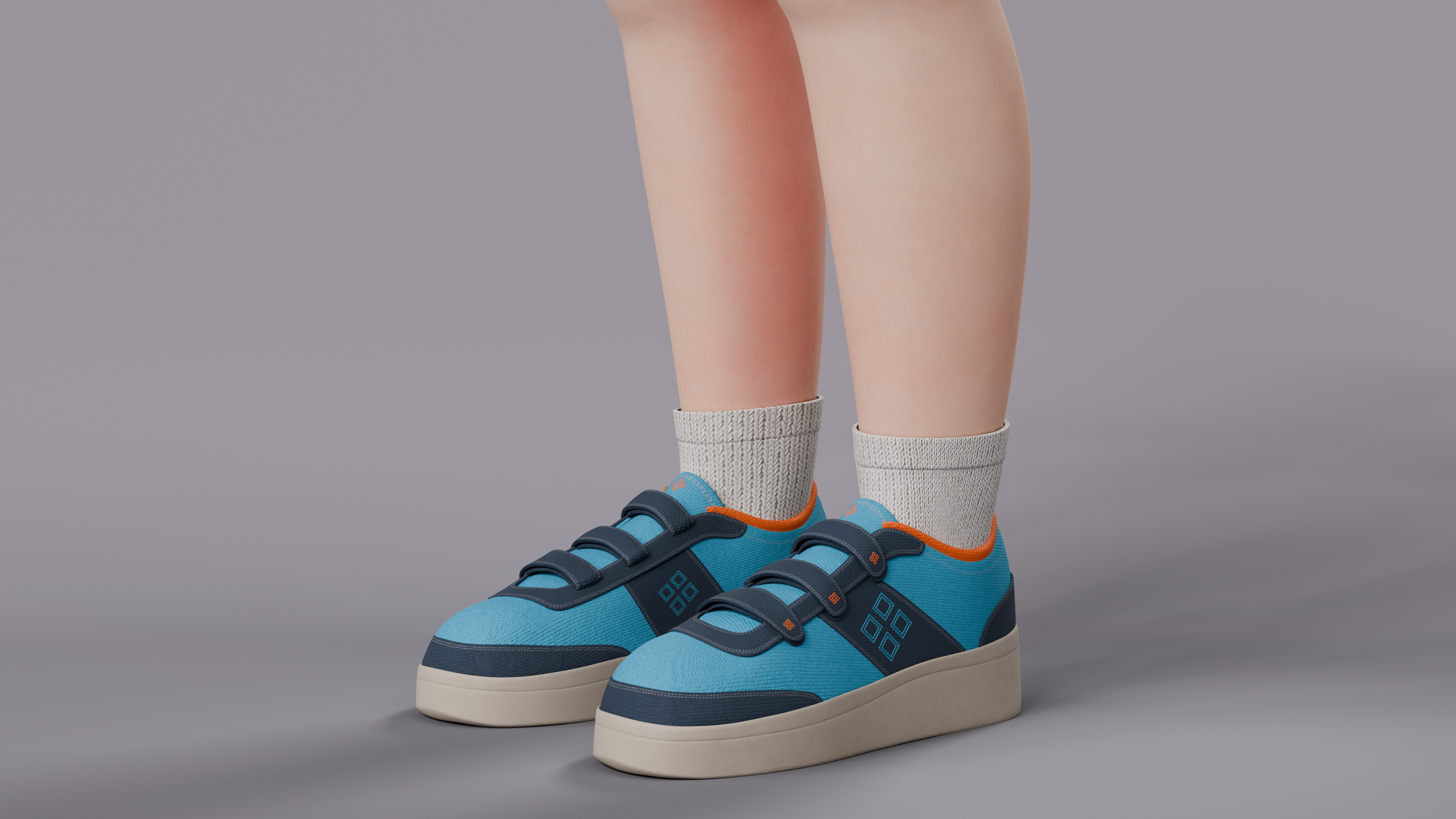 Cartoon Boy Rig Low-poly 3D model_22