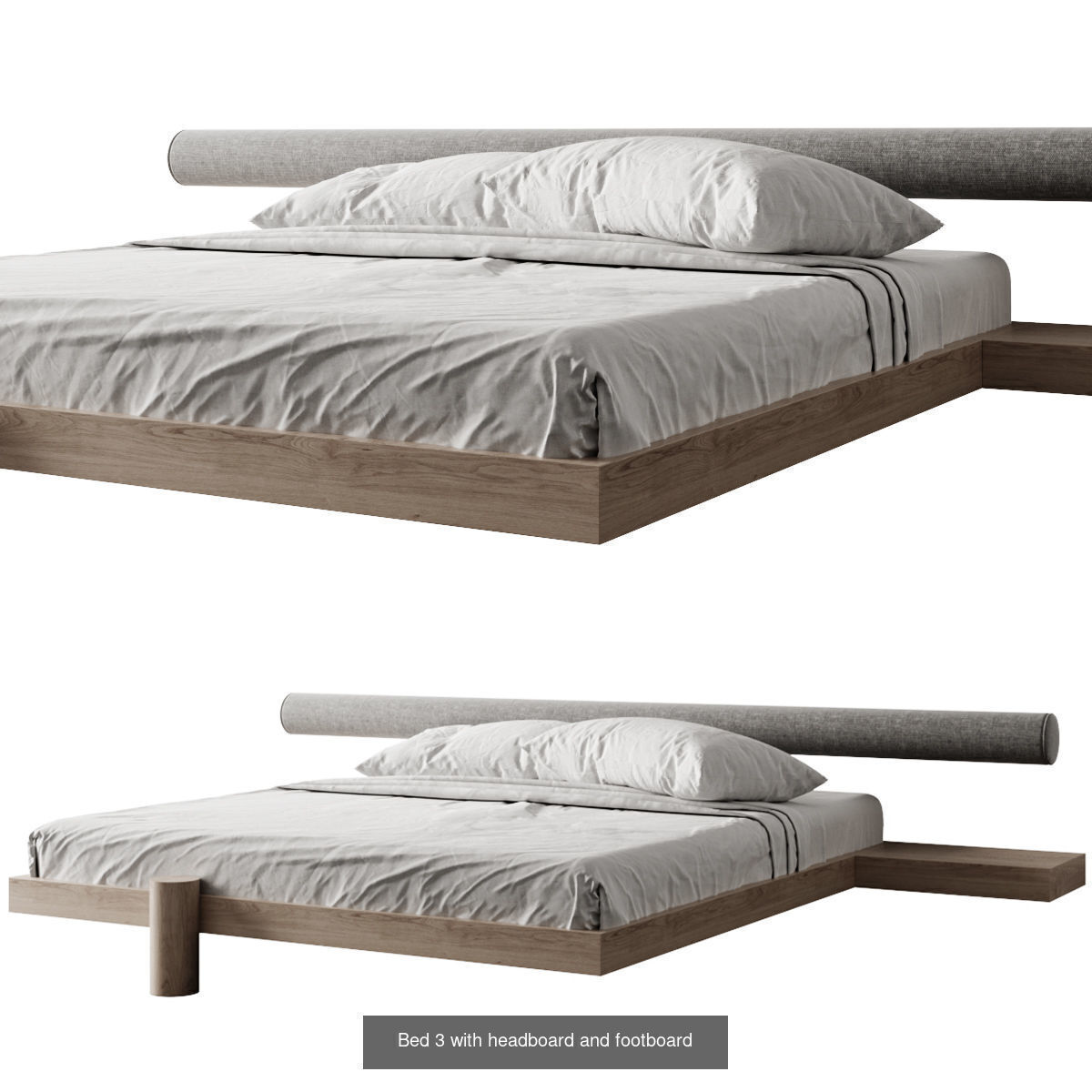Bed Set 3D Model Collection_3